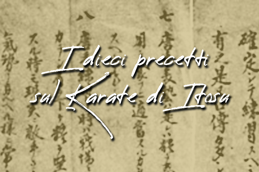 I dieci precetti sul Karate di Itosu