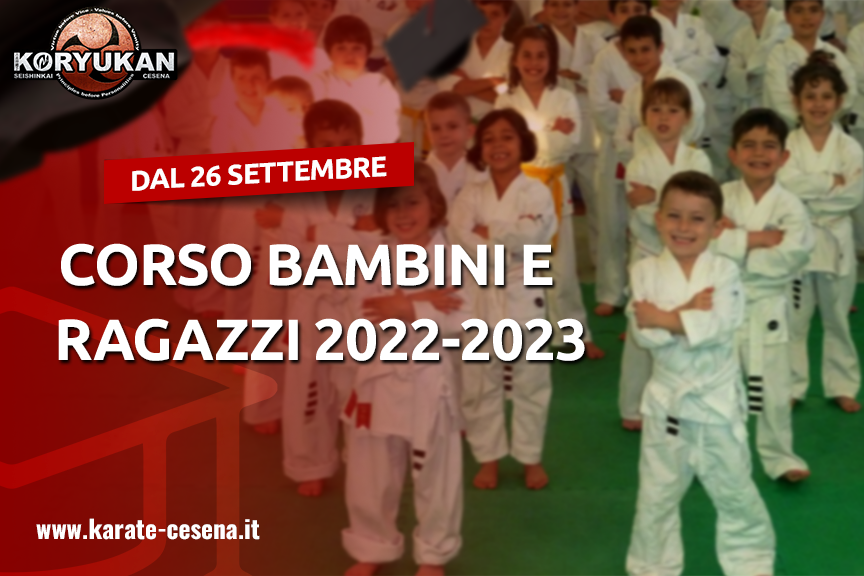 Inizio corso bambini e ragazzi 2022-2023