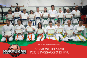 Koryu Uchinadi a Cesena: esami corsi adulti