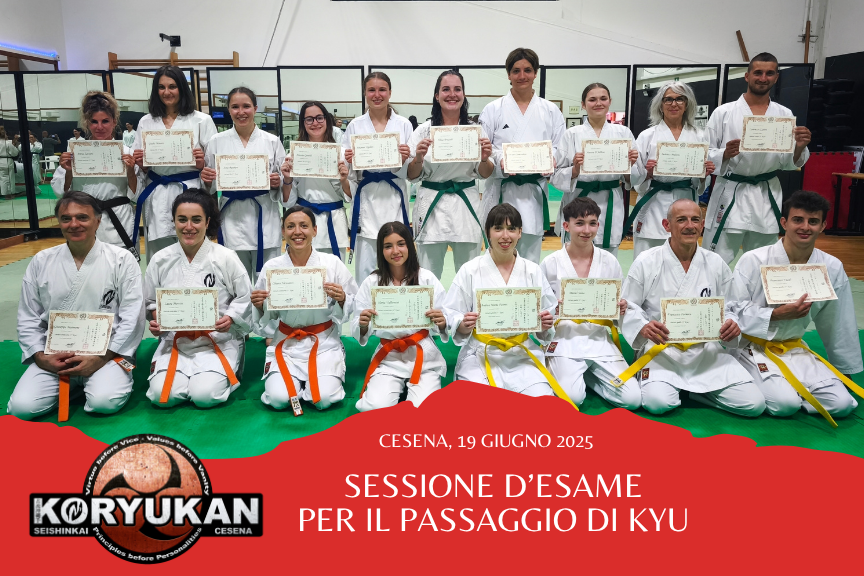 Koryu Uchinadi a Cesena: esami corsi adulti