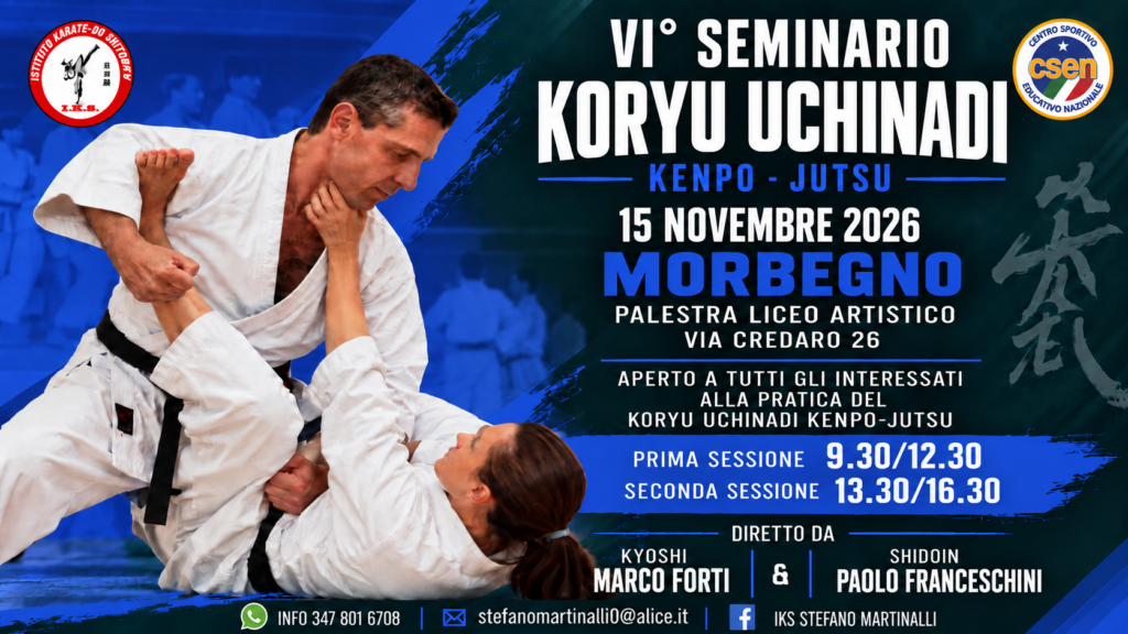 Sesto Seminario di Koryu Uchinadi in Valtellina